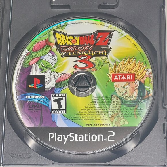 Dragon Ball Z Budokai Tenkaichi 3 Playstation 2 ps2 complete cib tested working - Picture 4 of 9